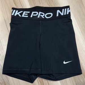 Nike Pro Black High Waisted Spandex Shorts Athletic Women’s XS